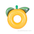 Sommar PVC Beach Party Orange Fruit Swimming Rings